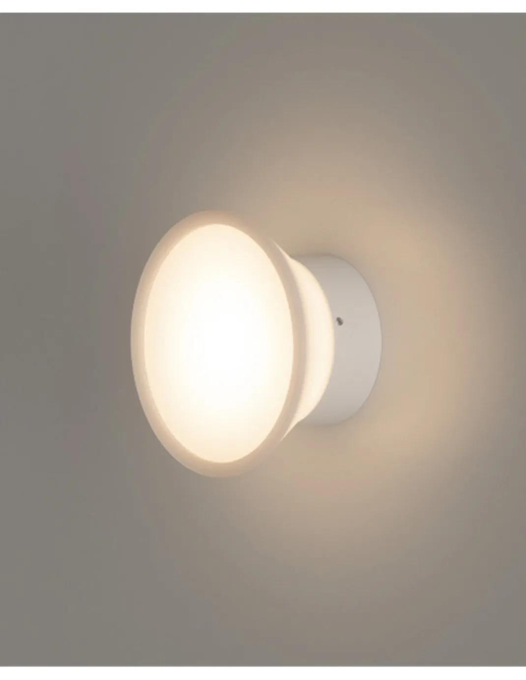 Lámpara de pared/techo Yes - ACB - Lámpara LED exterior redonda IP65