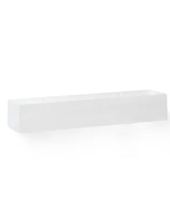 Lámpara de pared Tera – Faro – Aplique de yeso blanco, LED 2700K