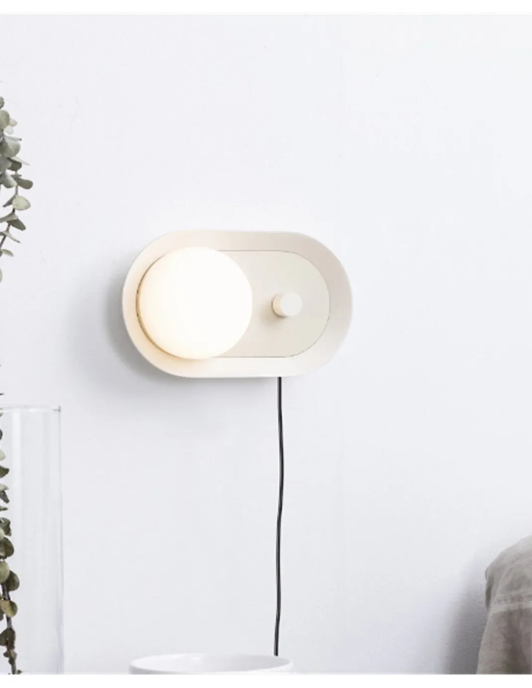 Lámpara de pared y de mesa Maya – Faro – Lámpara moderna LED tipo bola