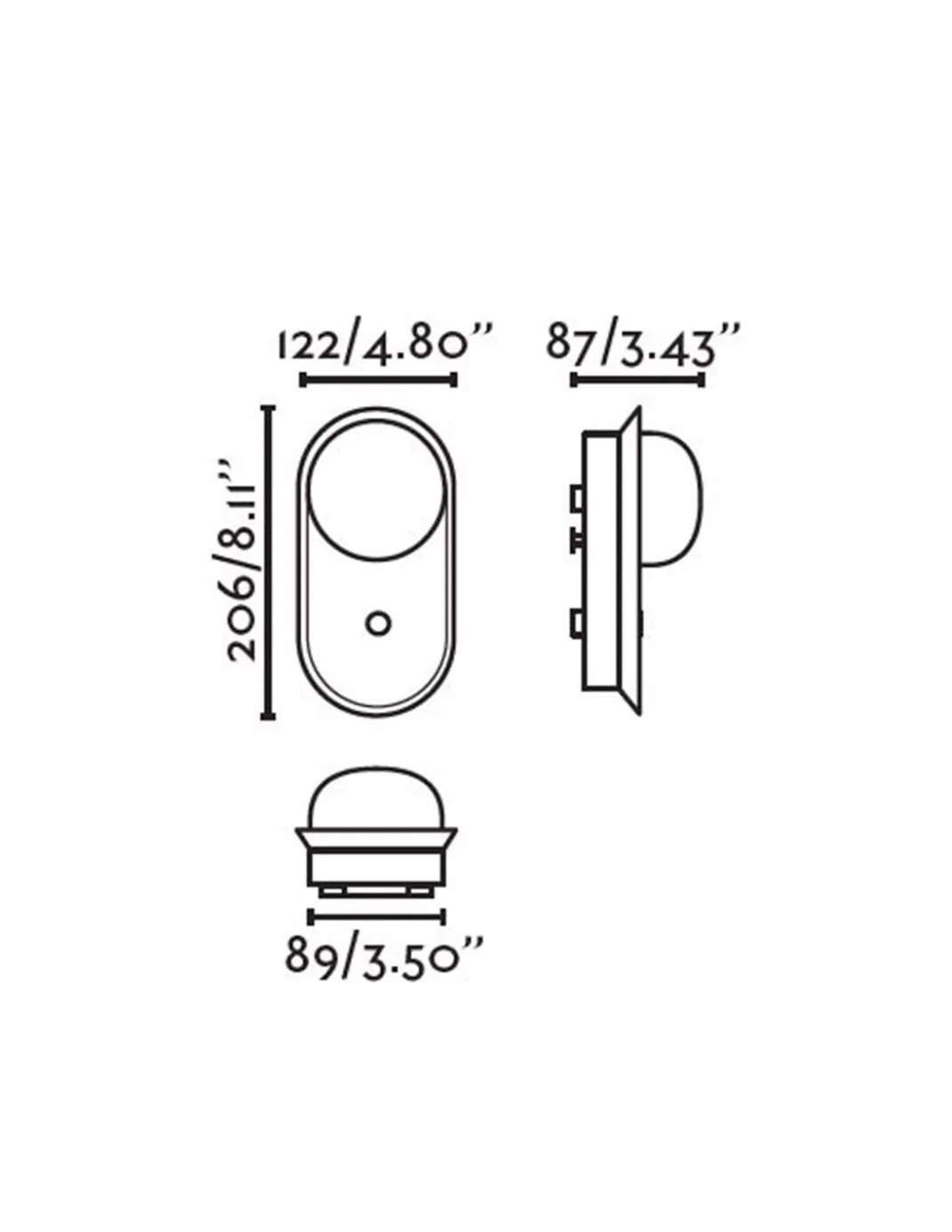 Lámpara de pared y de mesa Maya – Faro – Lámpara moderna LED tipo bola