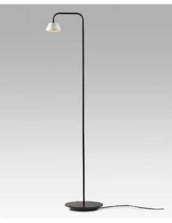Lámpara de pie Absidiola - Luxcambra - Pantalla cónica de cerámica en varios colores