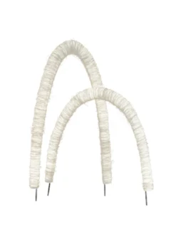 Lámpara de pie Arc - a-emotional light - Lámpara de pie de diseño de cordón japonés y forma de arco