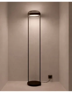 Lámpara de pie Beaded F - B.lux - Doble difusor de vidrio soplado con luz directa e indirecta