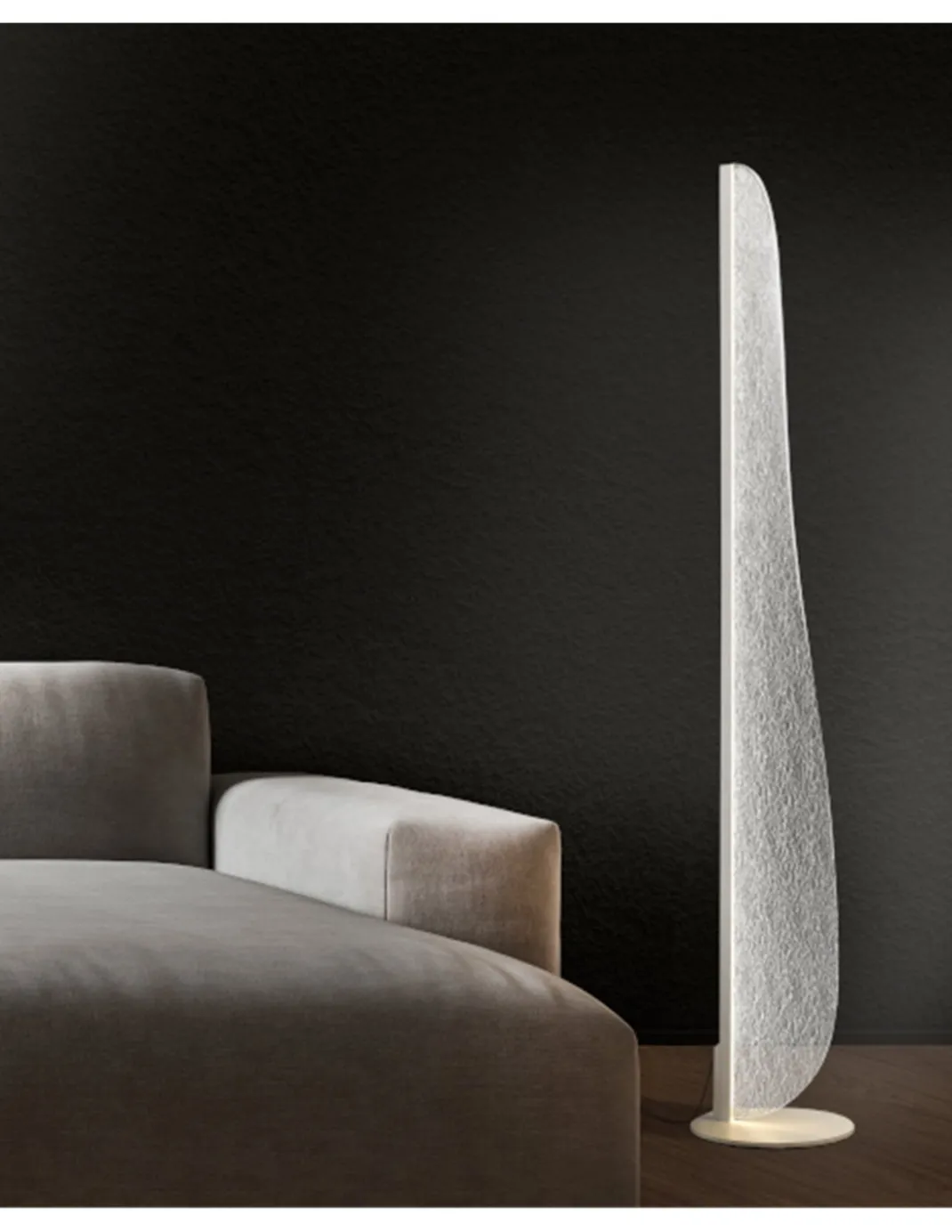 Lámpara de pie Bianca – Mantra – Pie de salón decorativo blanco, LED 3000K