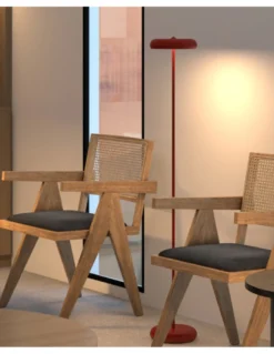Lámpara de pie Boina – Pujol – Lámpara de metal, LED 3000K, Altura 120 cm
