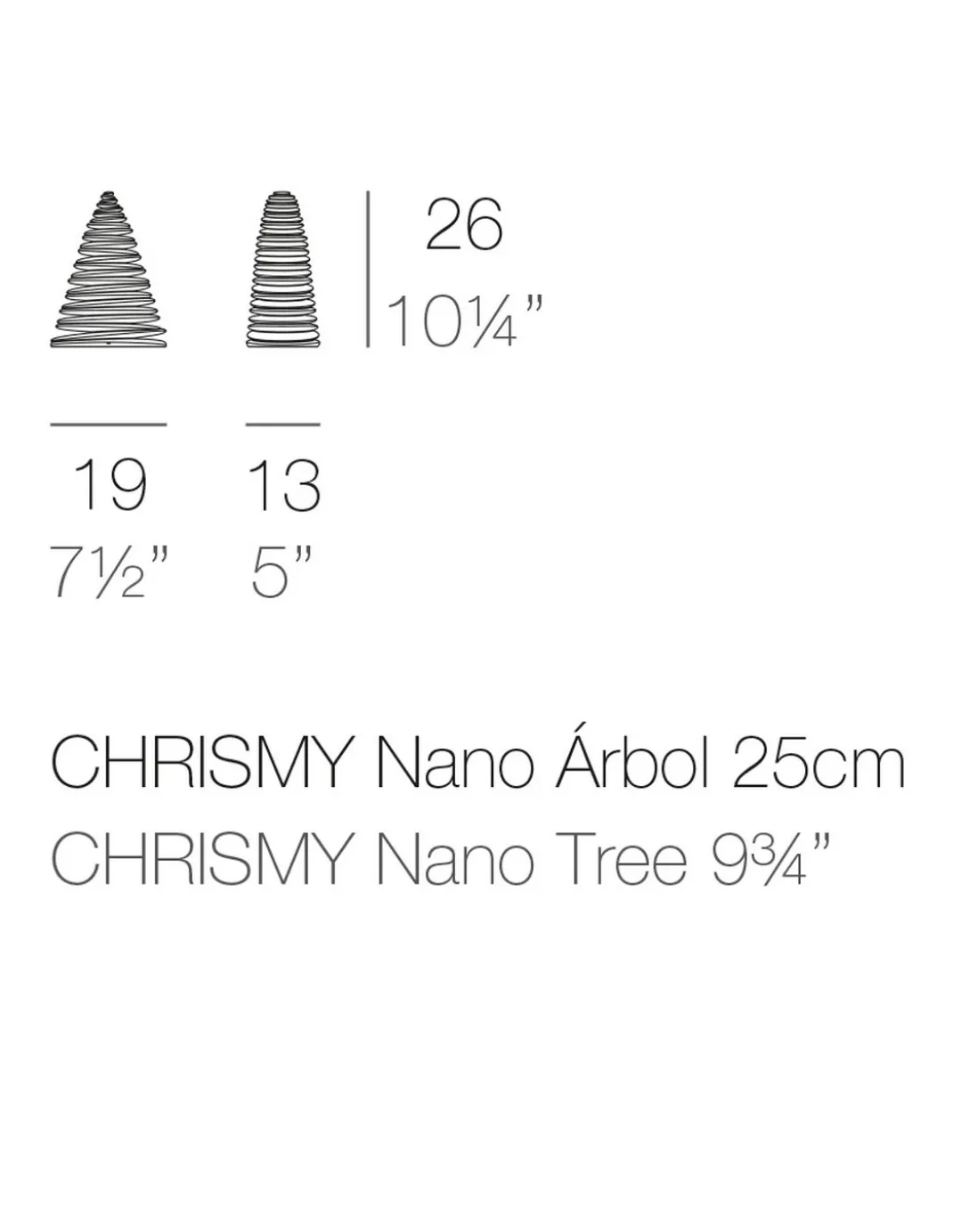 Lámpara de pie Chrismy - Vondom - Árbol de navidad LED con batería