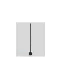 Lámpara de pie Coln - Aromas - Lámpara LED de pie lineal, regulable, minimalista, color negro