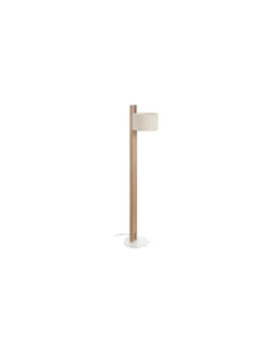 Lámpara de pie Compact - Novolux Lighting. Exo - Lámpara nórdica decorativa, pantalla de tela