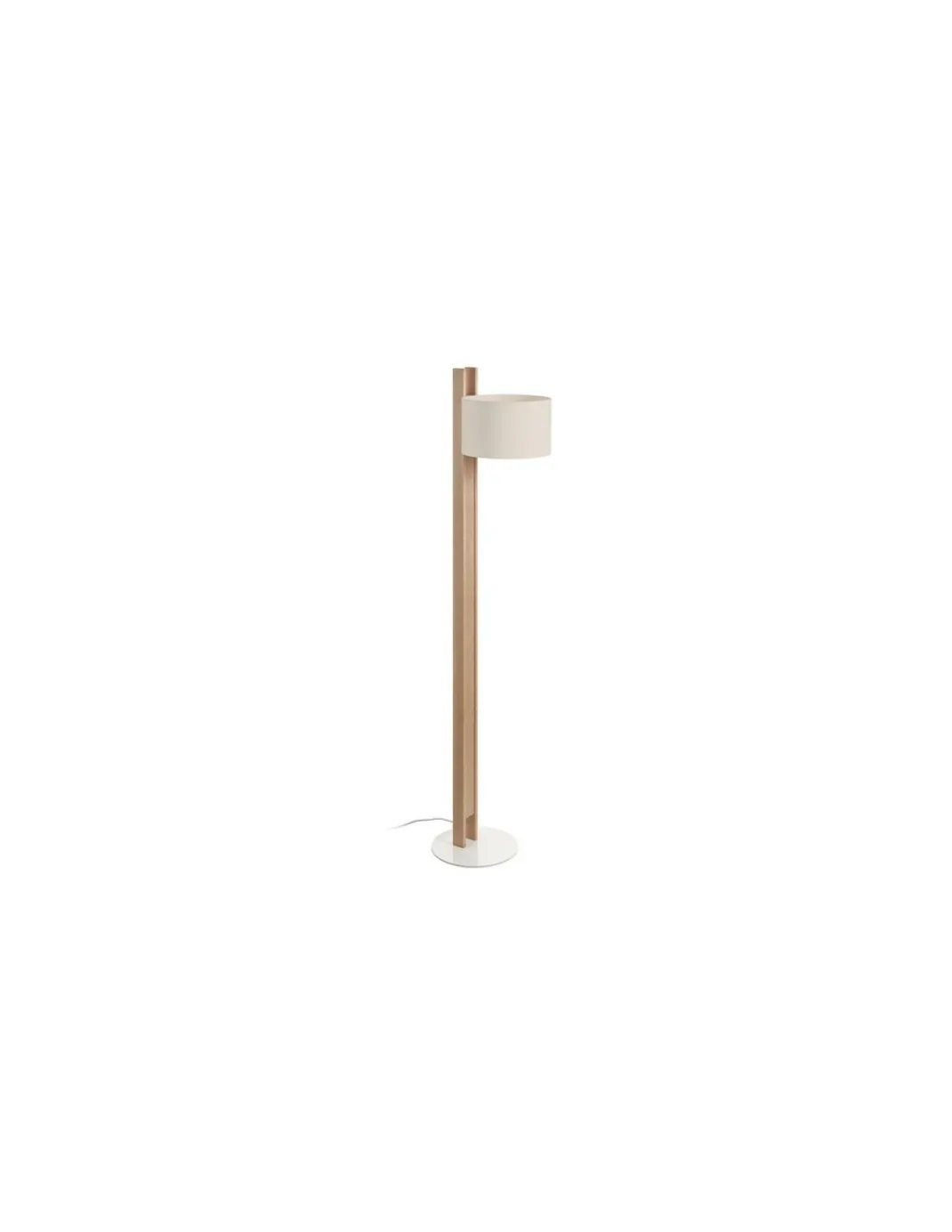 Lámpara de pie Compact - Novolux Lighting. Exo - Lámpara nórdica decorativa, pantalla de tela