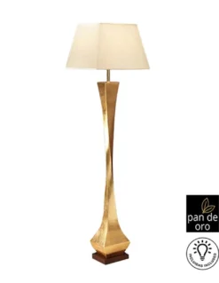 Lámpara de pie Deco – Schuller – Diseño elegante con pantalla textil símil seda