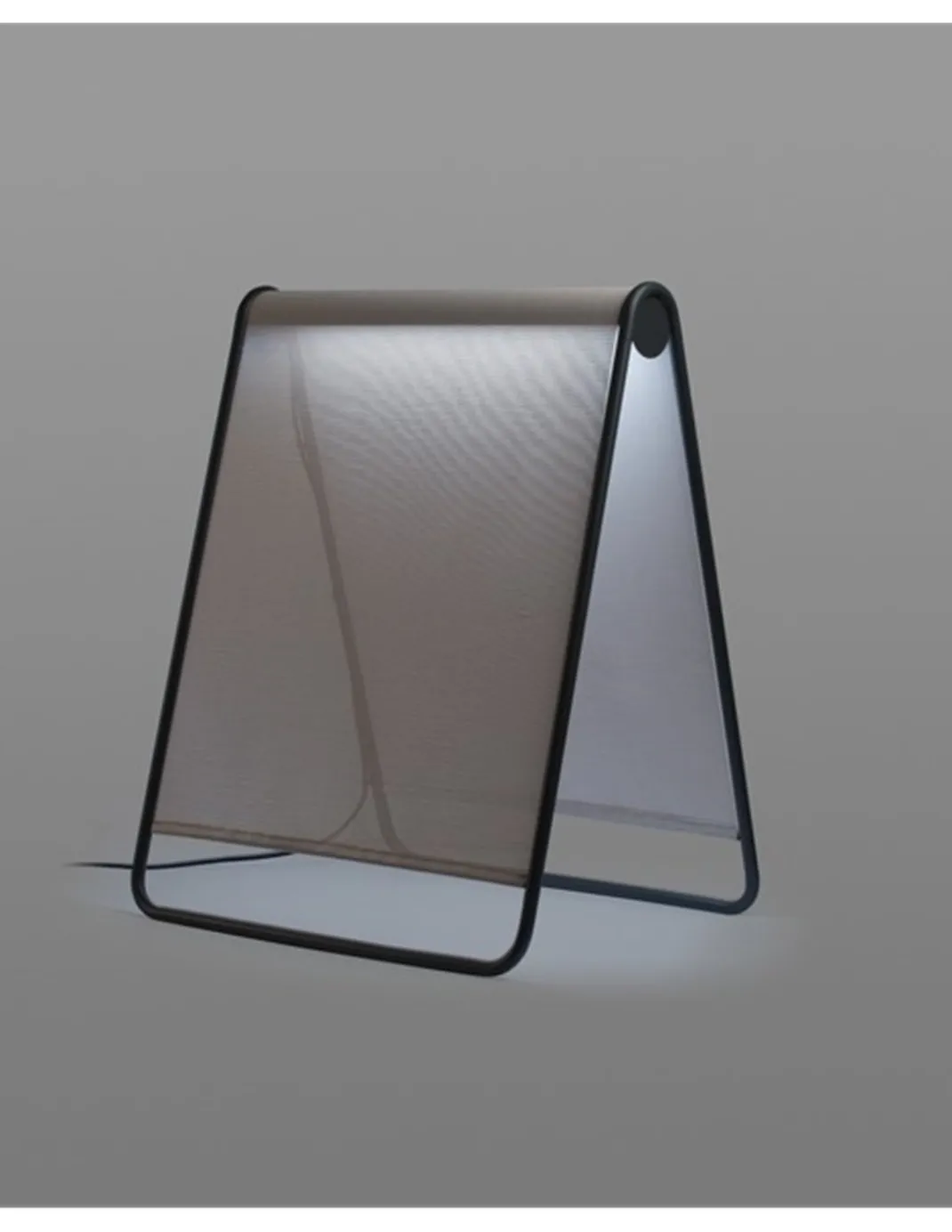 Lámpara de pie de exterior Cadaques – Faro – Pantalla textil, LED 2700K, 81 cm
