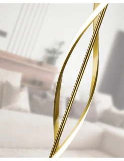 Lámpara de pie Dido – Schuller – Lámpara decorativa LED, acabado dorado brillante