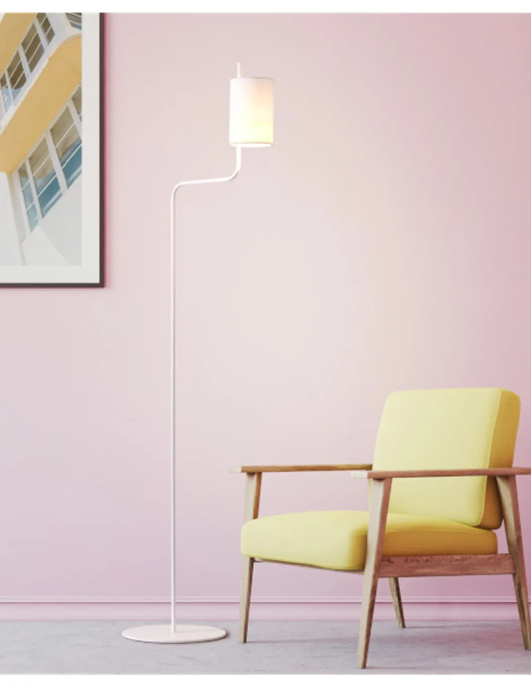 Lámpara de pie Flamingo - Massmi - Diseño moderno, luz ambiental