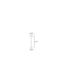 Lámpara de Pie H - LedsC4 - Diseño minimalista
