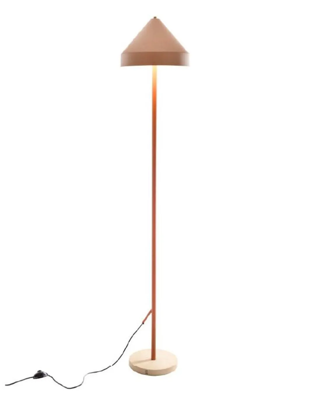 Lámpara de pie Lester – Fokobu – Lámpara minimalista con tulipa cónica