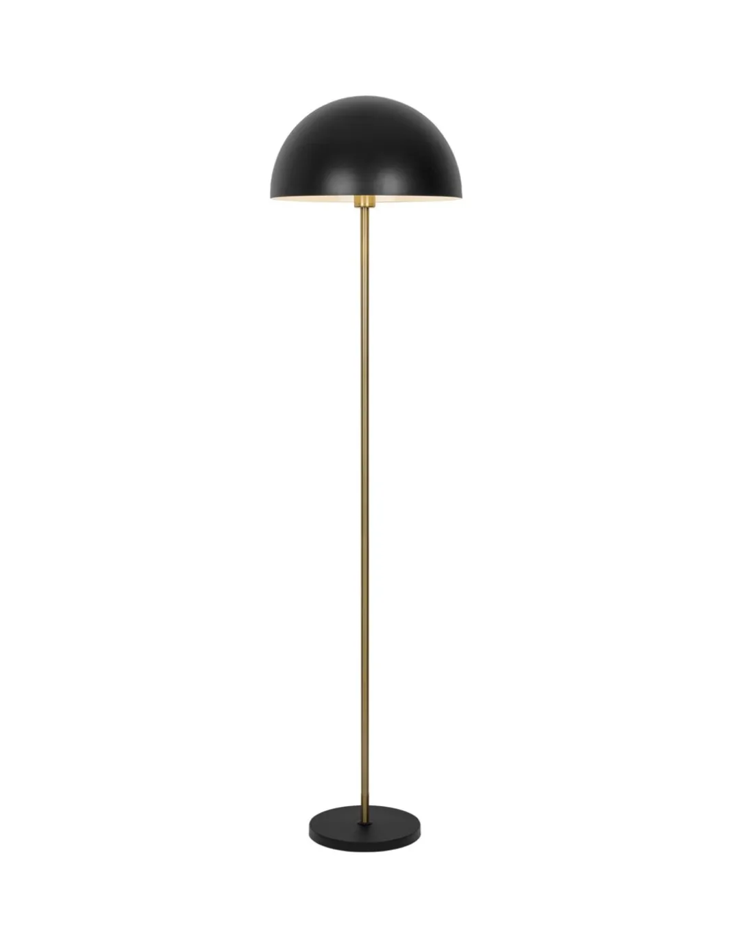 Lámpara de pie Marnau – AJP – Diseño decorativo negro y dorado
