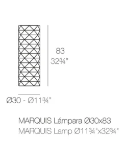Lámpara de pie Marquis - Vondom