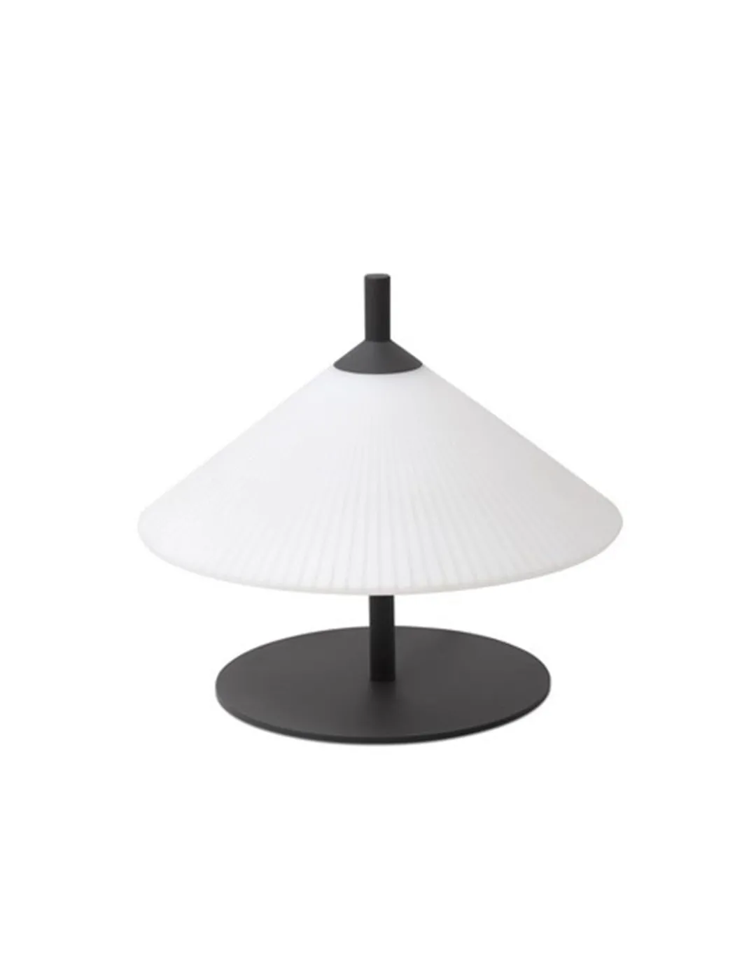Lámpara de pie/mesa para exterior Saigon - Faro - Pantalla PEMD blanca, 3 tamaños