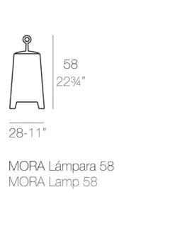 Lámpara de Pie Mora - Vondom - Lámpara de pie y suelo de diseño original