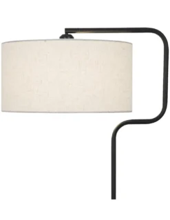 Lámpara de pie Olfo – AJP – Pantalla de lino orientable, 165 cm