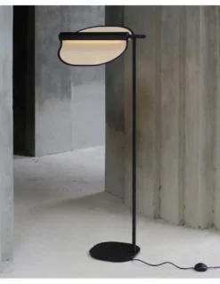 Lámpara de pie Omma – LZF – Lámpara de madera+metal, Disponible en varios colores, LED 3000K regulable, Altura: 114 cm