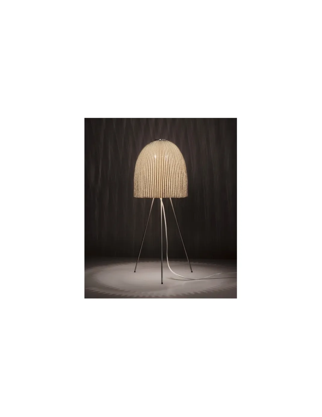 Lámpara de pie Onn - a-emotional light - Lámpara decorativa, pantalla de malla de acero inoxidable