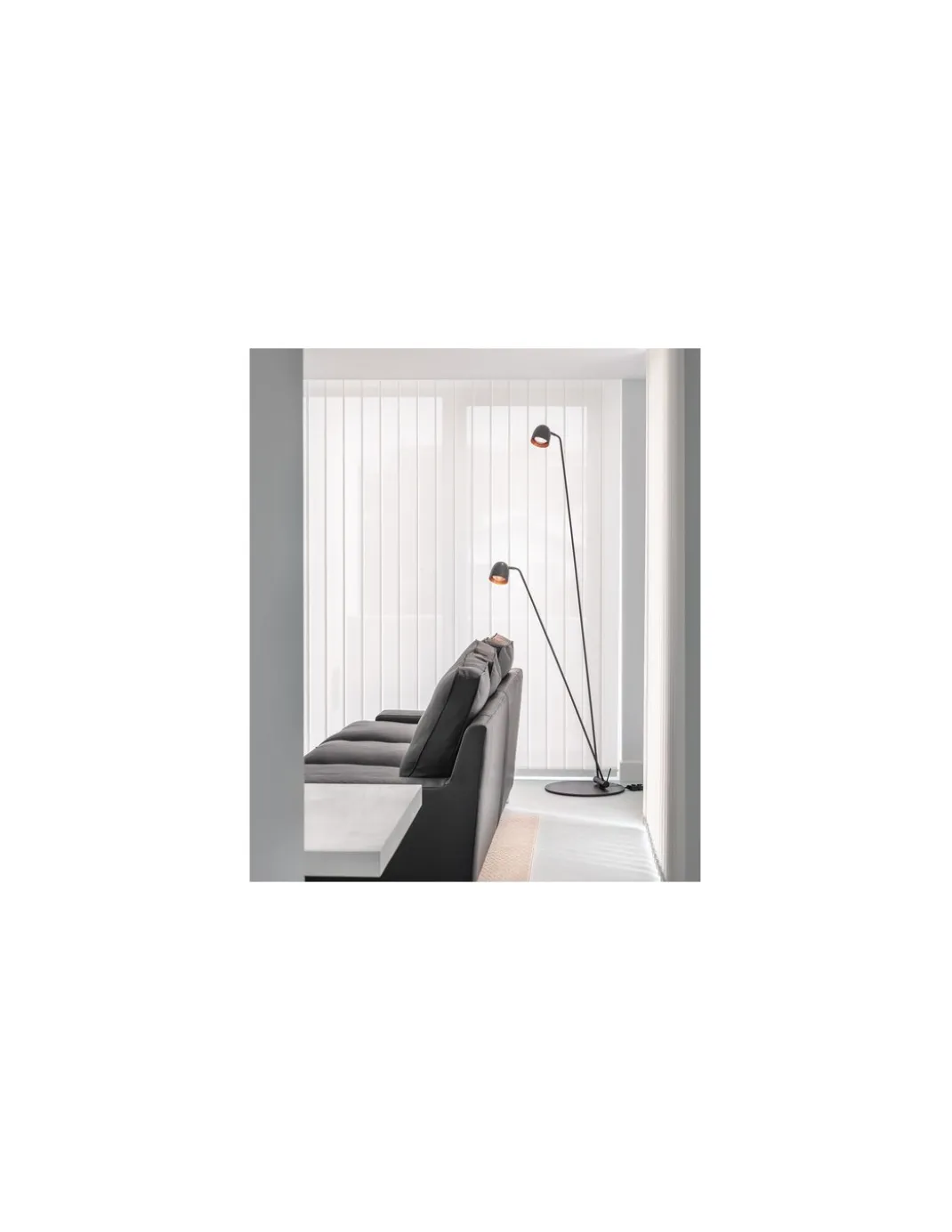 Lámpara de pie Speers - B.lux - Lámpara de pie moderna con doble foco orientable
