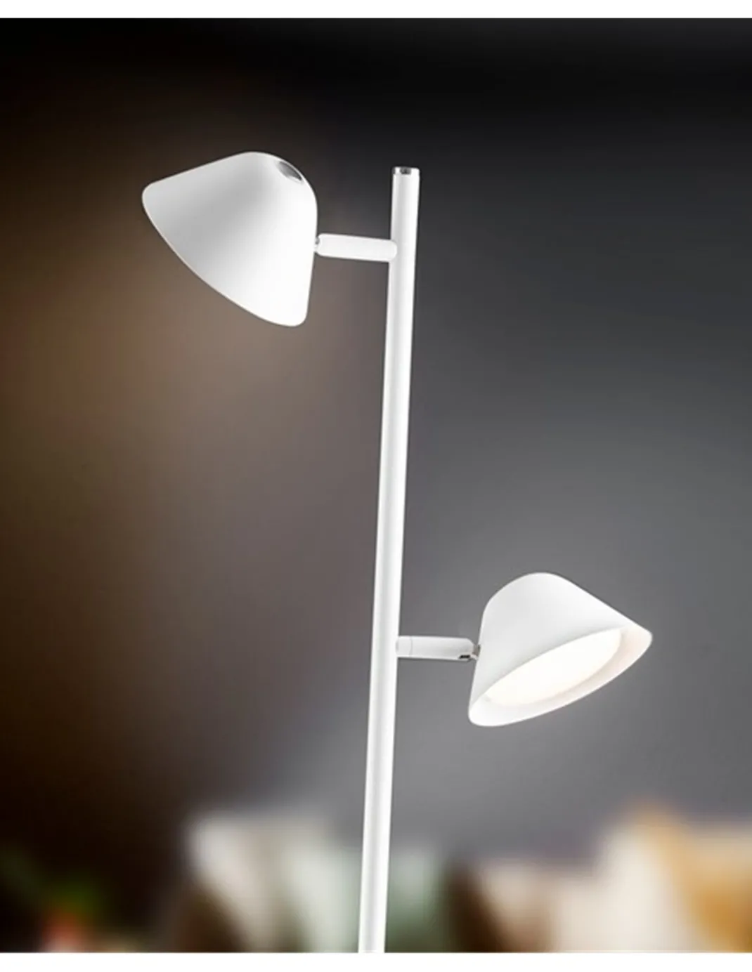 Lámpara de pie Taros - Schuller - Lámpara de lectura con luces orientable