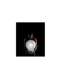 Lámpara de pie The Second Light con batería - Vondom - Lámpara de suelo original para jardín en forma de bombilla gigante
