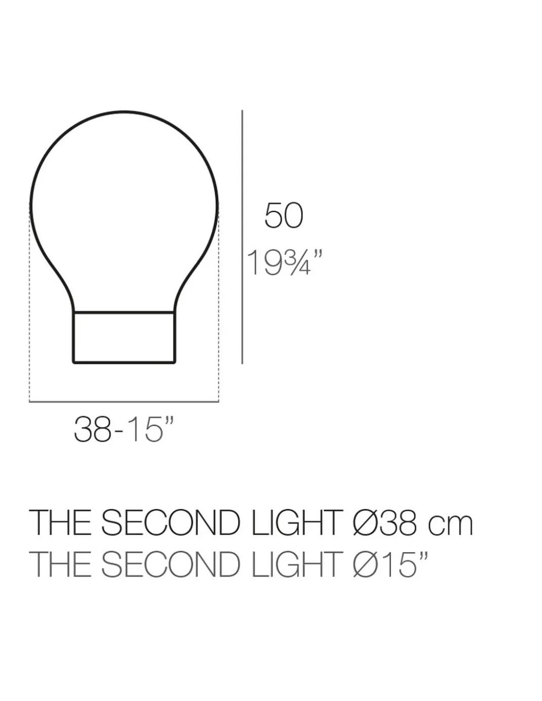 Lámpara de pie The Second Light - Vondom