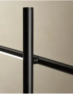 Lámpara de pie Tubs - LedsC4 - Base en mármol, orientable y regulable