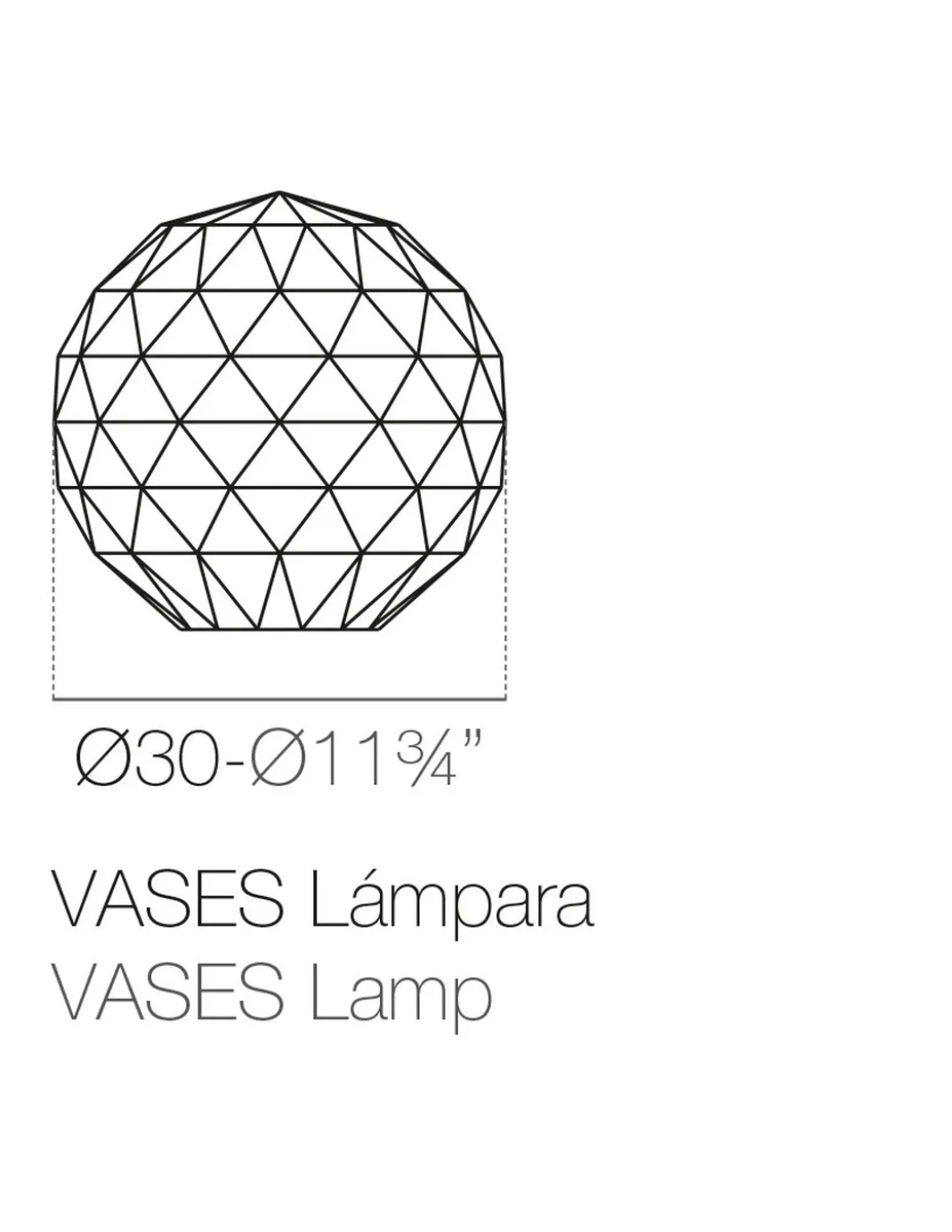 Lámpara de pie Vases esfera con batería - Vondom