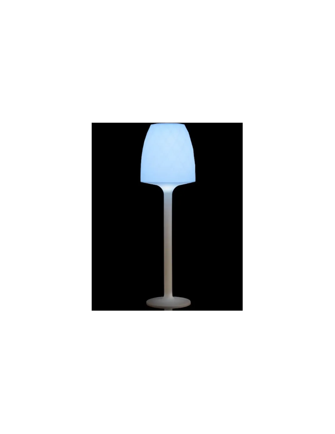 Lámpara de Pie Vases - Vondom - Lámpara Exterior de polietileno, iluminación LED regulable, luz blanca o colores