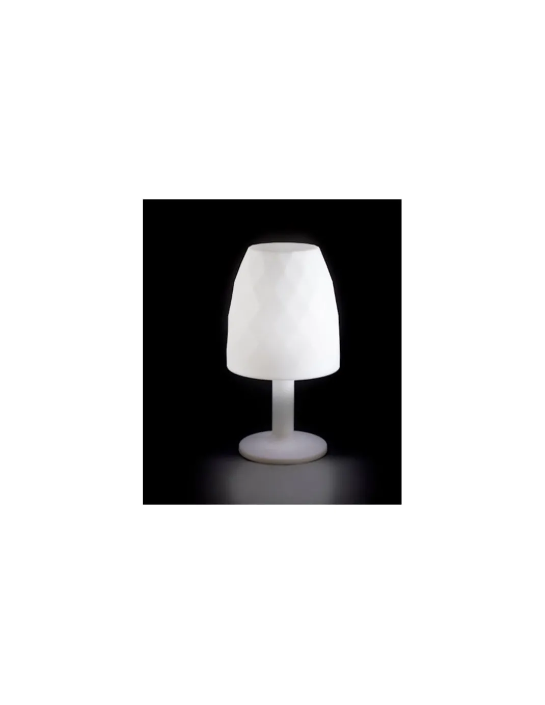 Lámpara de Pie Vases - Vondom - Lámpara Exterior de polietileno, iluminación LED regulable, luz blanca o colores