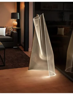 Lámpara de pie Velos – Schuller – Diseño minimalista LED, lámina de metacrilato microimpreso