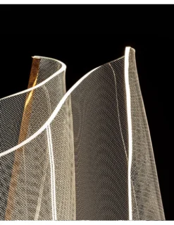Lámpara de pie Velos – Schuller – Diseño minimalista LED, lámina de metacrilato microimpreso
