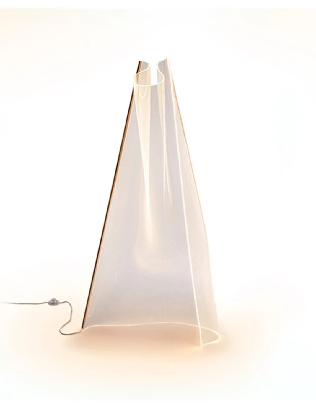 Lámpara de pie Velos – Schuller – Diseño minimalista LED, lámina de metacrilato microimpreso