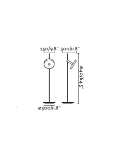 Lámpara de pie Whizz - Faro - Lámpara industrial moderna en 2 colores, pantalla deslizable