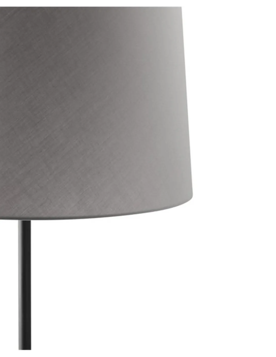 Lámpara de pie Windsor - Faro - Pantalla de tela gris
