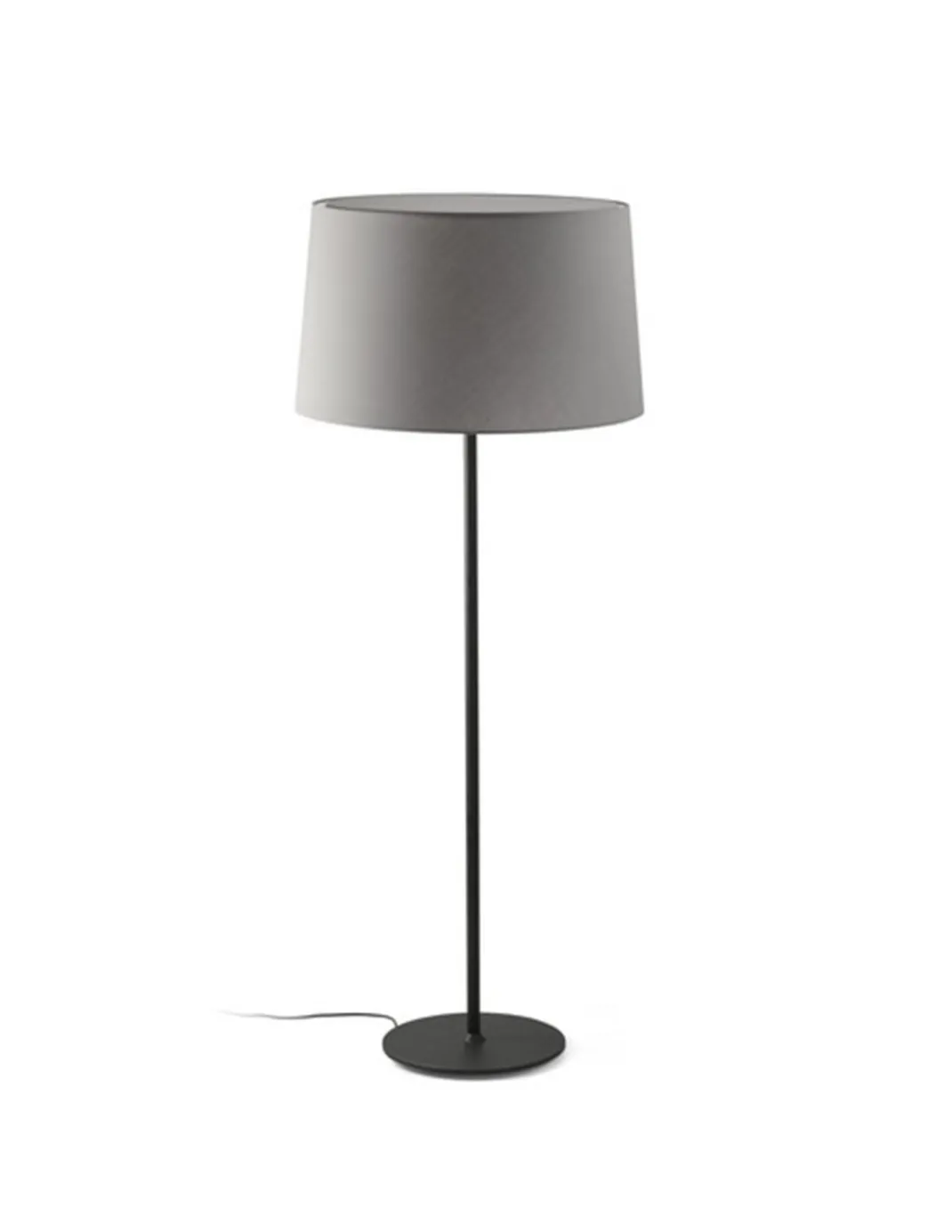 Lámpara de pie Windsor - Faro - Pantalla de tela gris