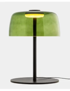 Lámpara de sobremesa Levels - LedsC4 - Lámpara de mesa vintage, cristal de color, regulable