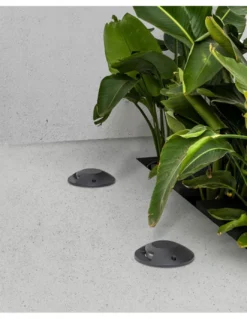 Lámpara de suelo de exterior Loth - Faro - Lámpara de aluminio negro, Ø 20 cm