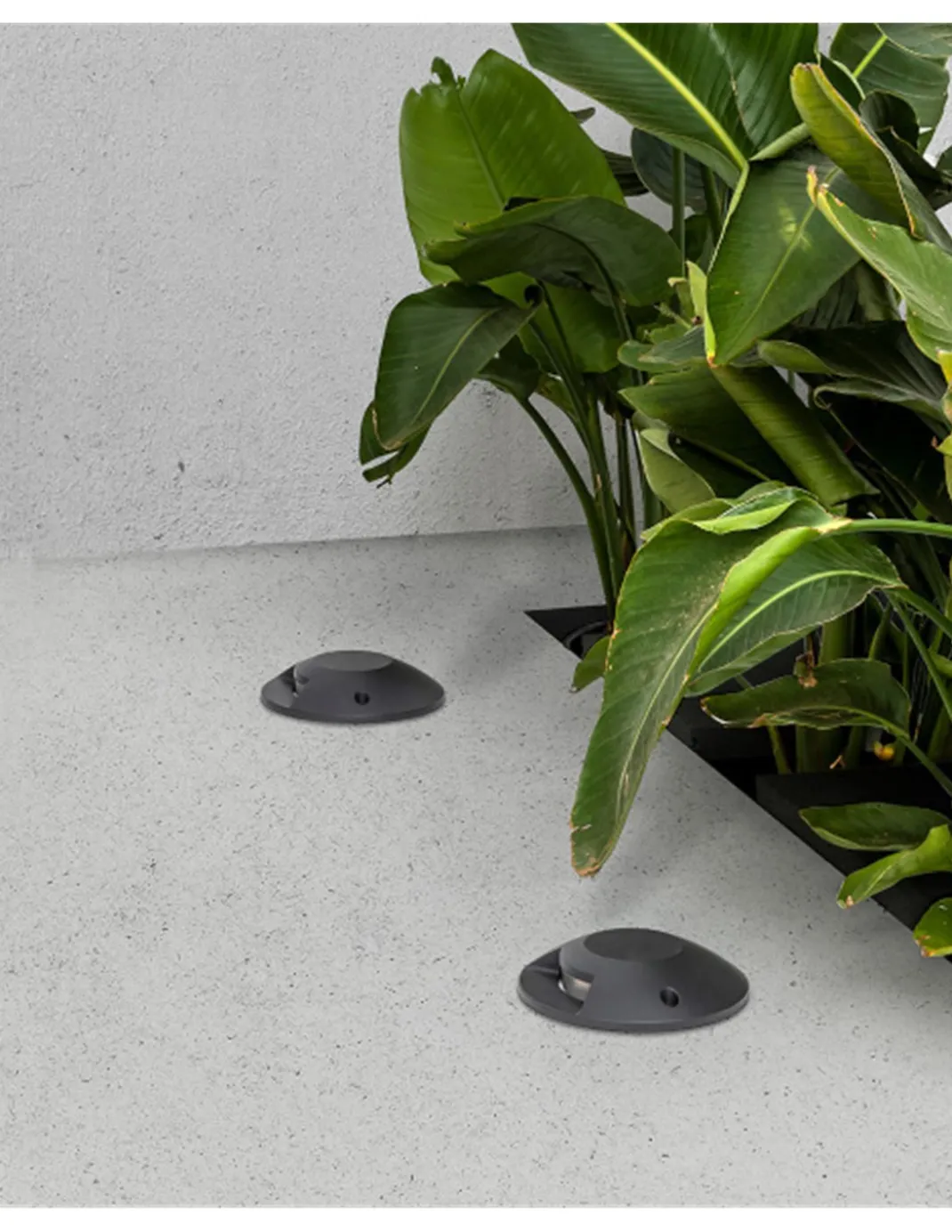 Lámpara de suelo de exterior Loth - Faro - Lámpara de aluminio negro, Ø 20 cm