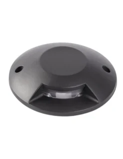 Lámpara de suelo de exterior Loth - Faro - Lámpara de aluminio negro, Ø 20 cm