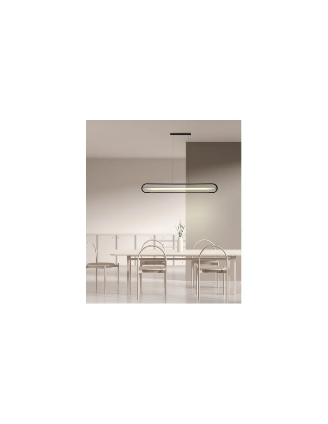 Lámpara de suspensión Bow - Nexia - Colgante diseño horizontal