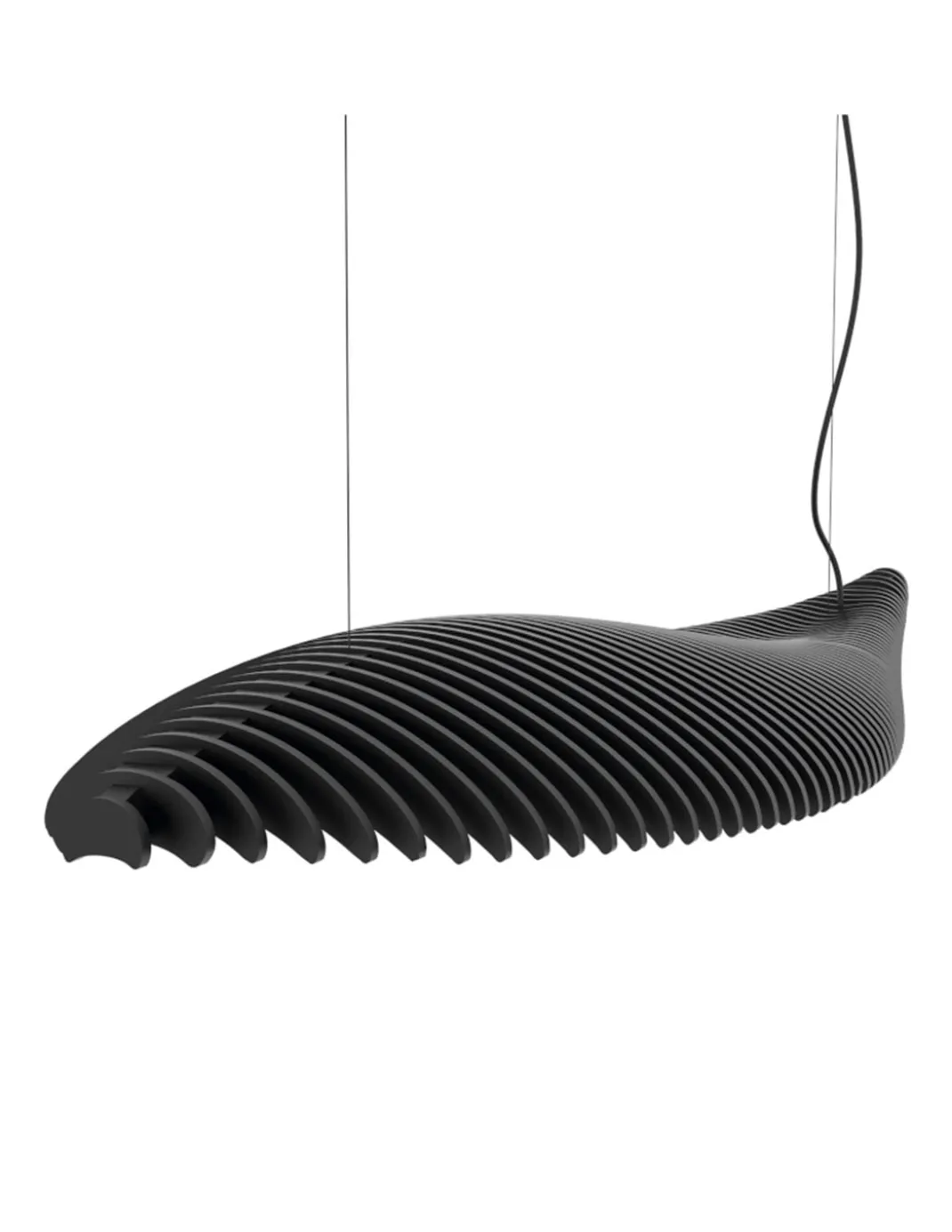 Lámpara de suspensión Fish - Novolux Exo - Lámpara de techo LED decorativa, diseño único en madera de haya