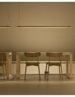 Lámpara de suspensión Solid SH - B.lux - Diseño lineal y regulación Push/DALI