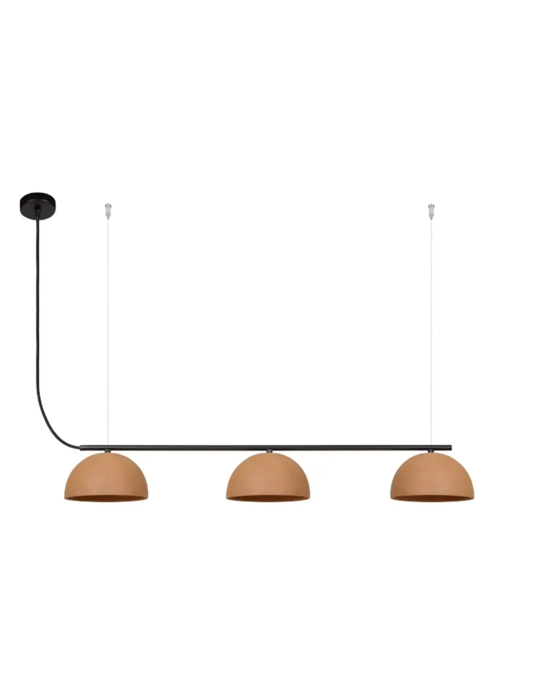 Lámpara de techo Absis Lineal – Luxcambra – Diseño horizontal, diponible en blanco o negro