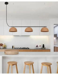 Lámpara de techo Absis Lineal – Luxcambra – Diseño horizontal, diponible en blanco o negro