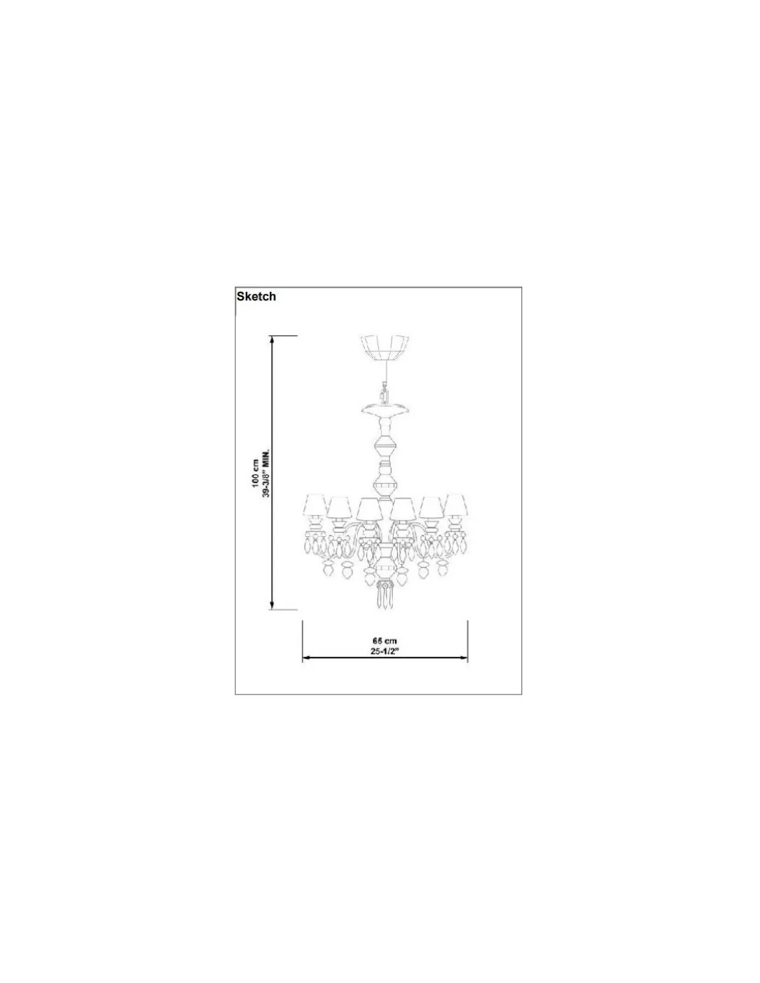 Lámpara de techo de araña de porcelana plata – Chandelier 12, 24, 40 brazos – Lladró